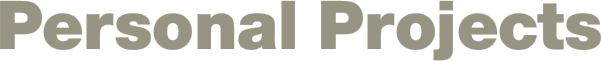 Personal Projects